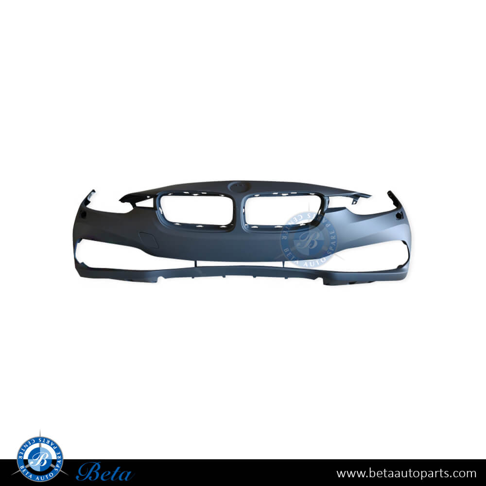 Front Bumper without PDC with Washer Sport Line for BMW 3 Series F30 LCI 2016-2018 models, Part Number 51117445139 Front Bumper without PDC with Washer Sport Line for BMW 3 Series F30 LCI 2016-2018 models, Part Number 51117445139